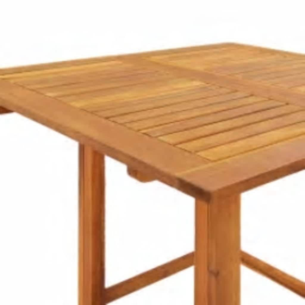 Bistro Table 75x75x110 cm Solid Wood Acacia