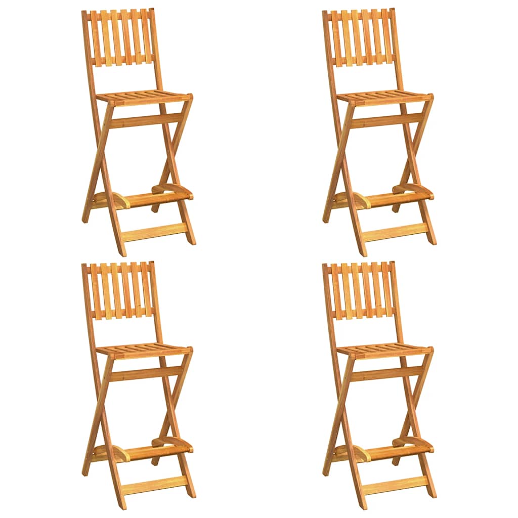 Outdoor Bar Set | Natural | Solid Acacia wood | Standard |  Foldable