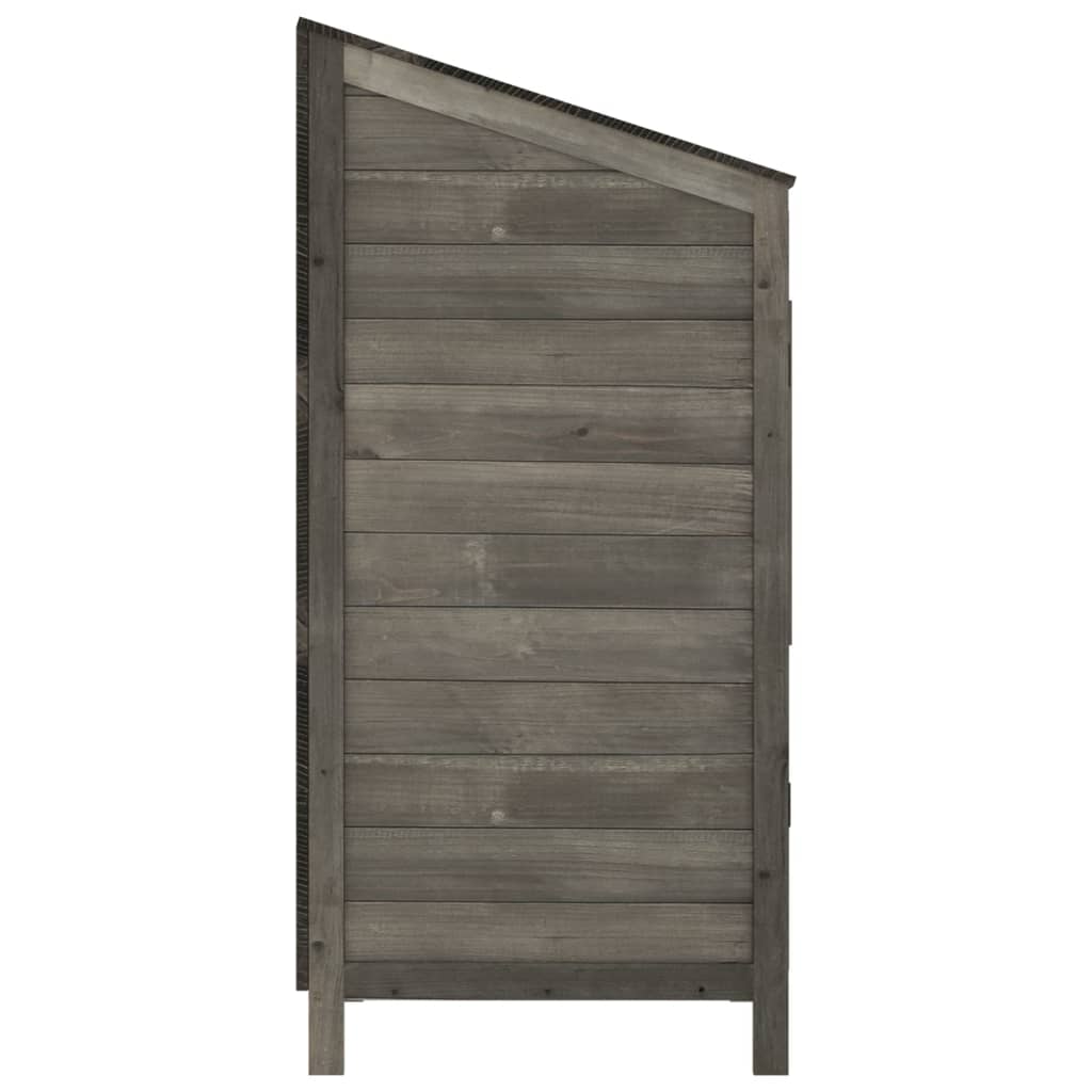 Garden Shed | Anthracite | Solid fir wood | Compact | Garden Shed