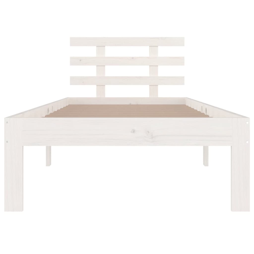 Bed Frame | White | Solid pine wood, Plywood | Single | Single Bed Frame