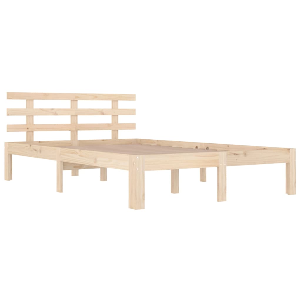 Bed Frame without Mattress Solid Wood 180x200 cm Super King Super King Size