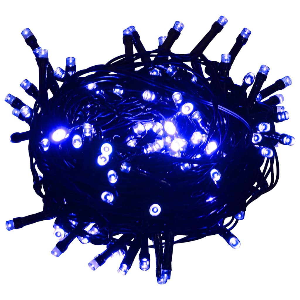 LED String with 300 LEDs Blue 30 m PVC