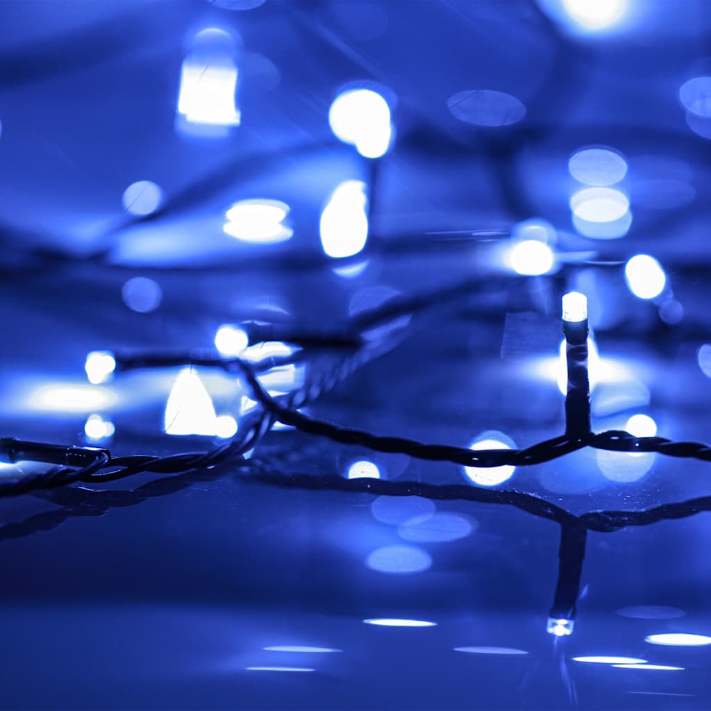 LED String with 300 LEDs Blue 30 m PVC