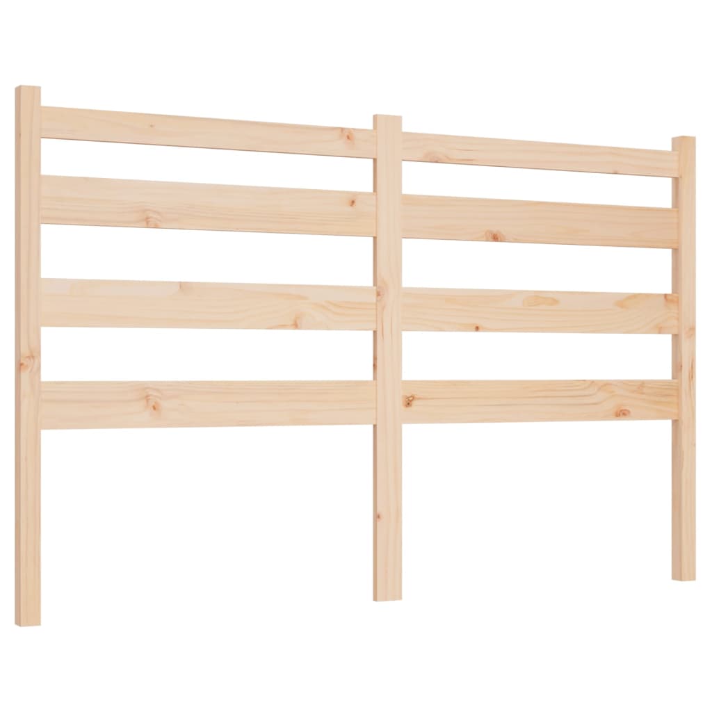 vidaXL Bed Headboard 156x4x100 cm Solid Wood Pine