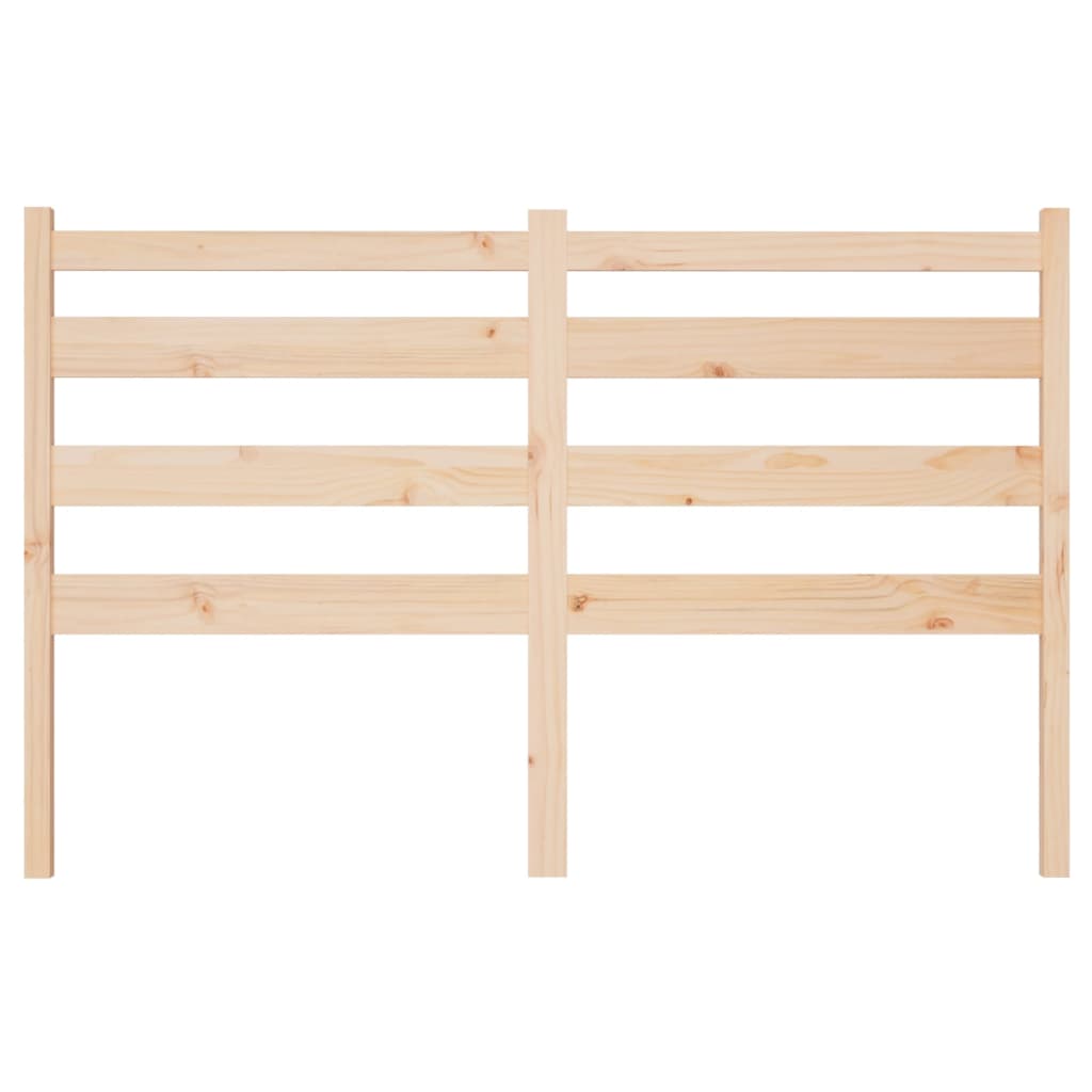 vidaXL Bed Headboard 156x4x100 cm Solid Wood Pine