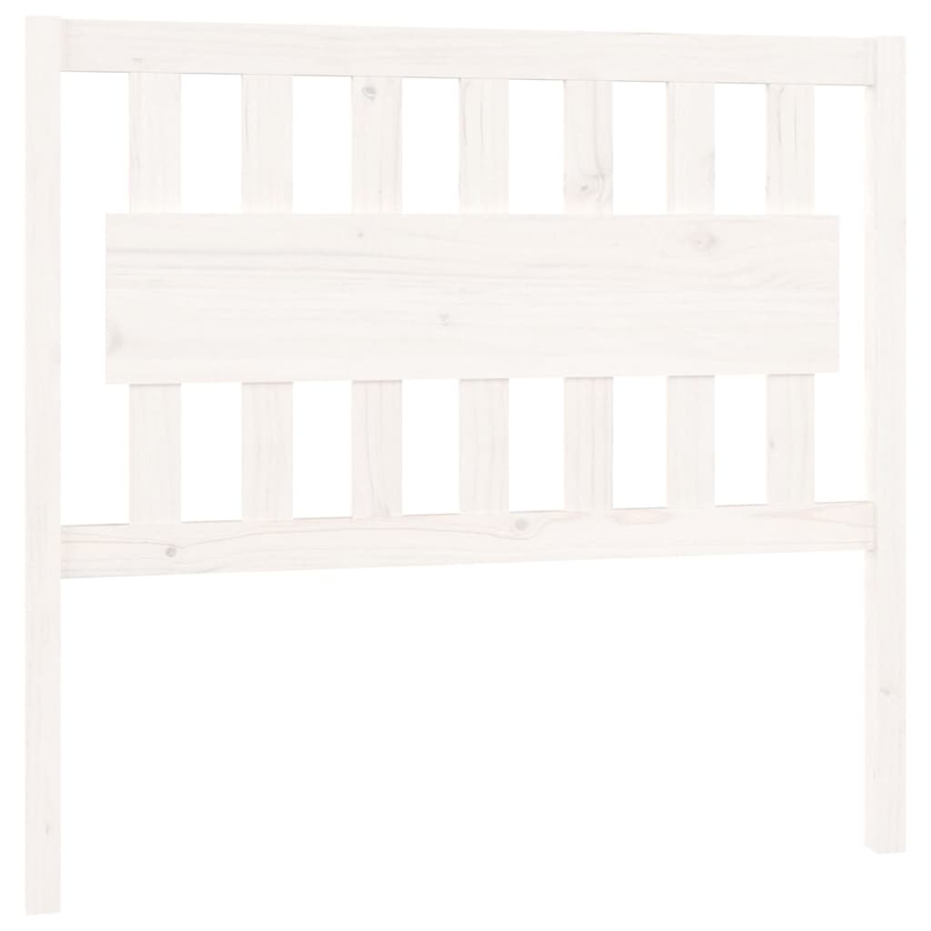 vidaXL Bed Headboard White 105.5x4x100 cm Solid Wood Pine