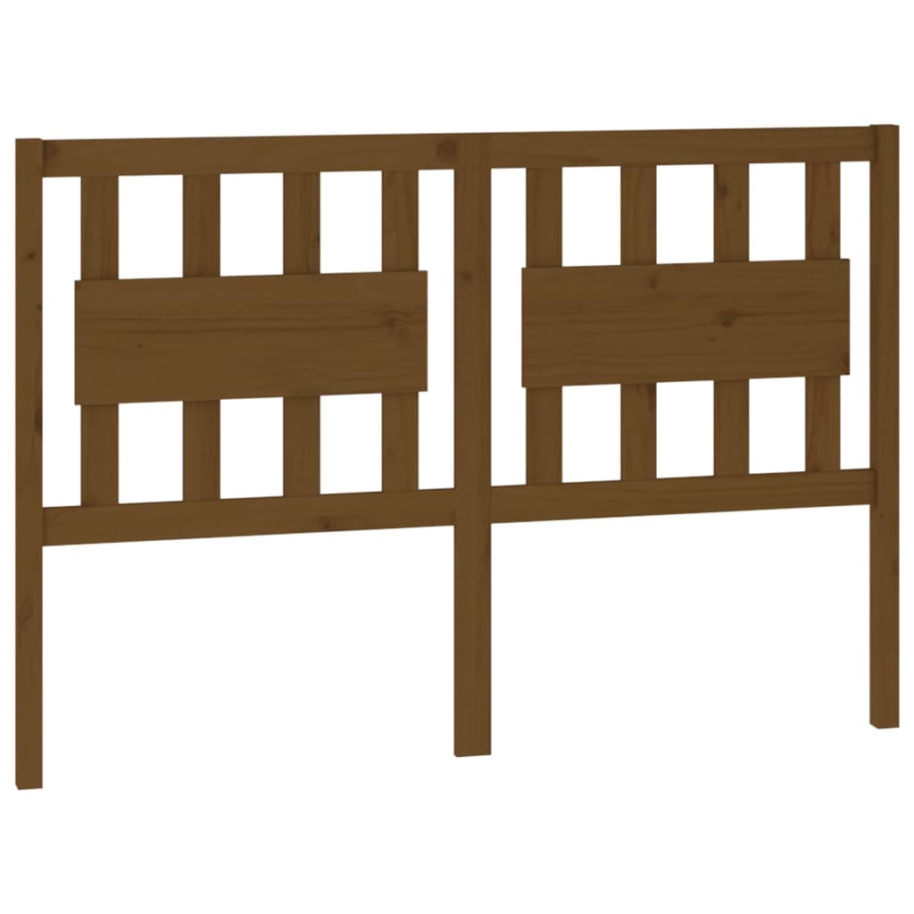 Bed Headboard Honey Brown 145.5x4x100 cm Solid Wood Pine