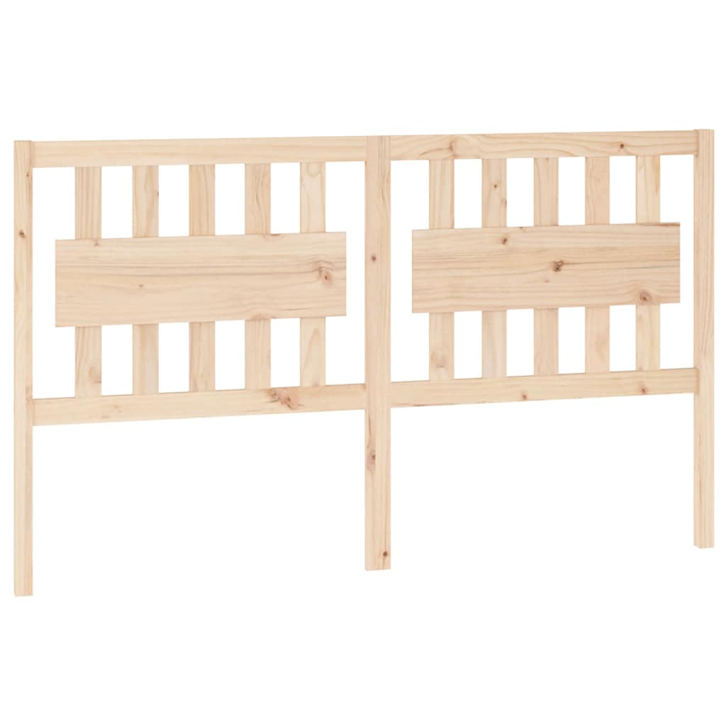 Bed Headboard 165.5x4x100 cm Solid Wood Pine