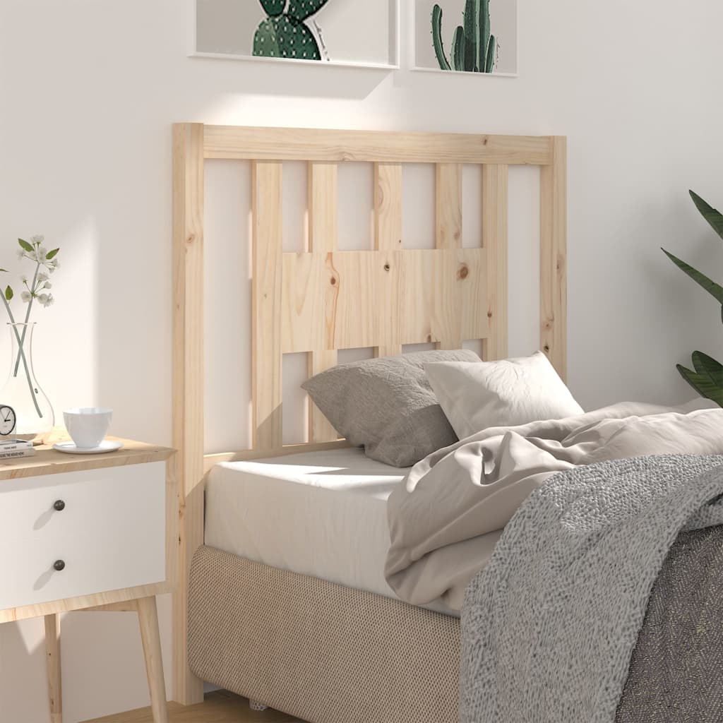 vidaXL Headboard 96x4x100 cm Solid Wood Pine