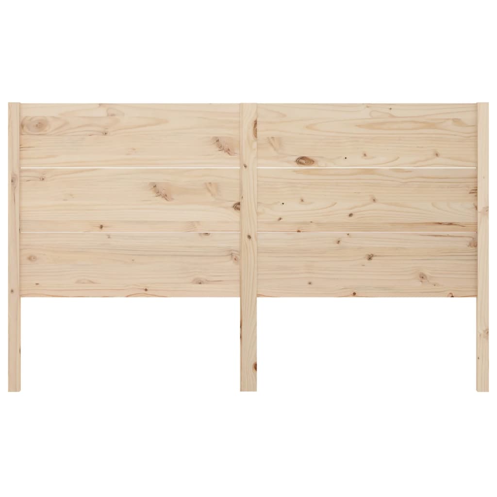 vidaXL Headboard 156x4x100 cm Solid Wood Pine