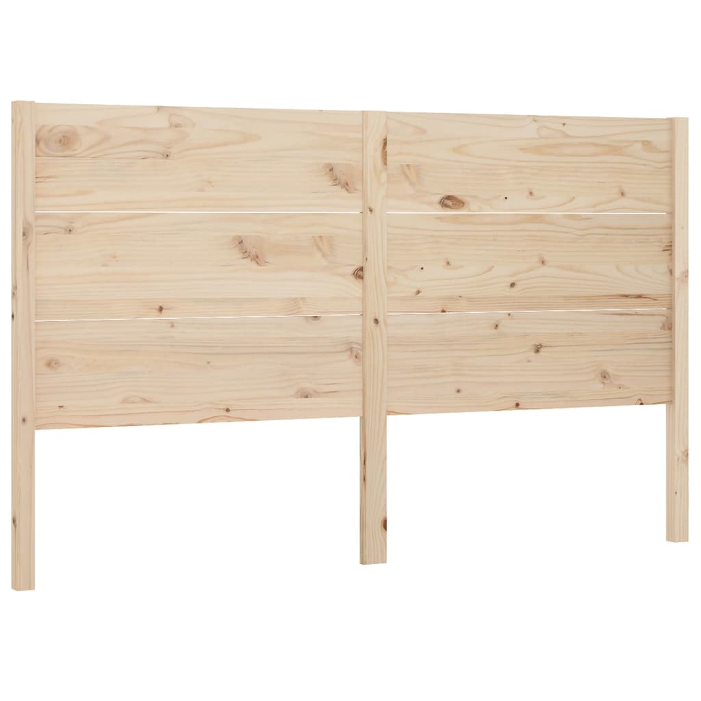 Headboard 206x4x100 cm Solid Wood Pine