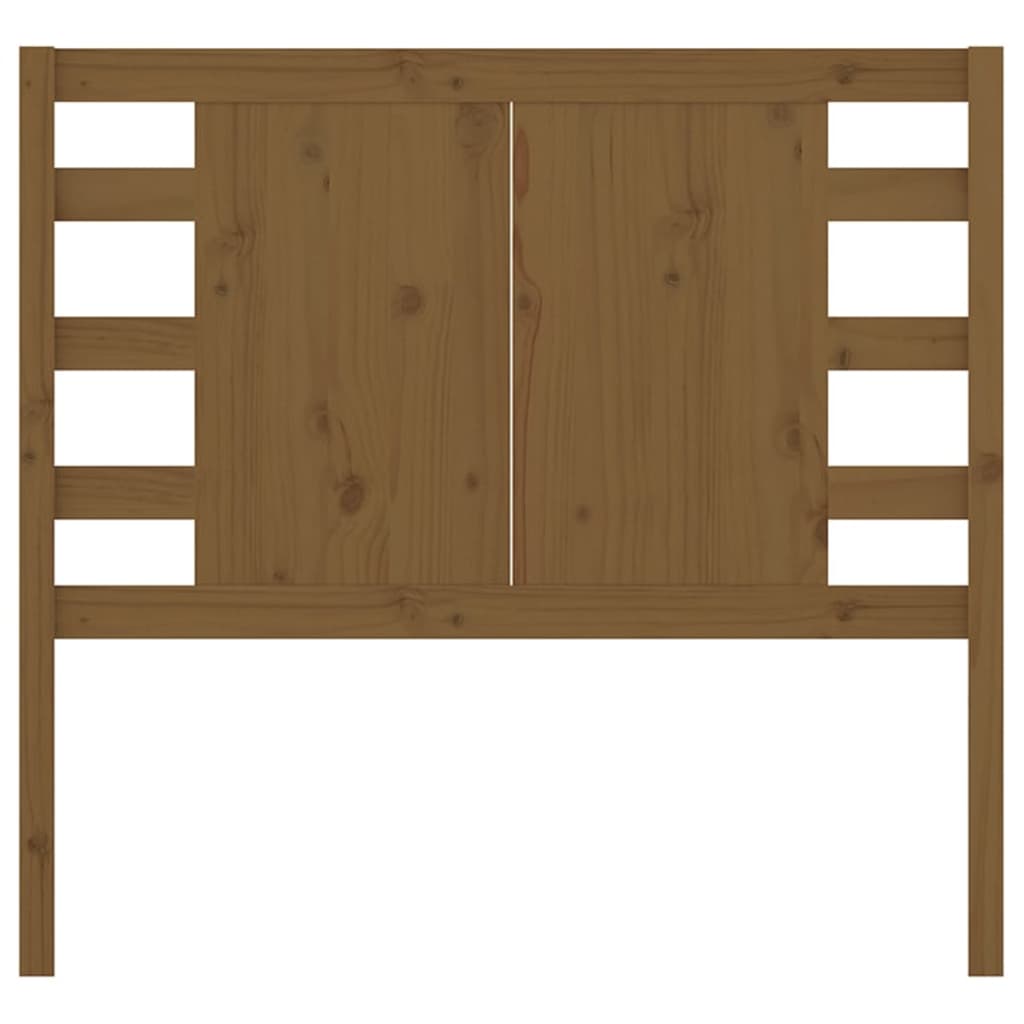 Headboard Honey Brown 106x4x100 cm Solid Wood Pine