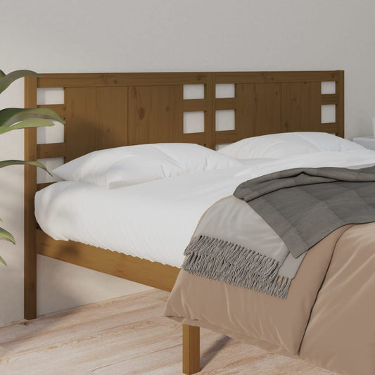 vidaXL Headboard Honey Brown 166x4x100 cm Solid Wood Pine