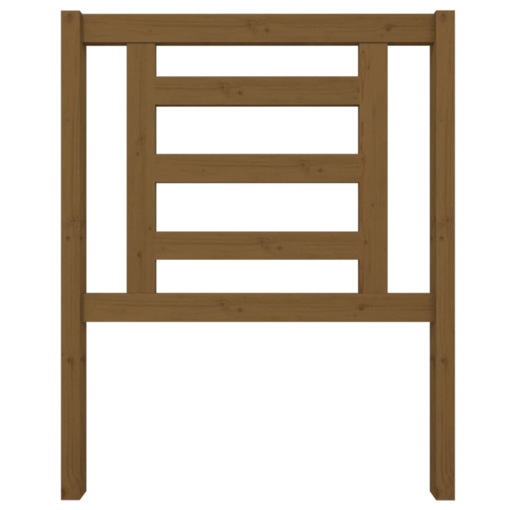 Bed Headboard Honey Brown 81x4x100 cm Solid Wood Pine