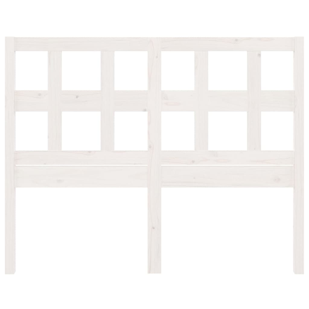 vidaXL Bed Headboard White 155.5x4x100 cm Solid Wood Pine