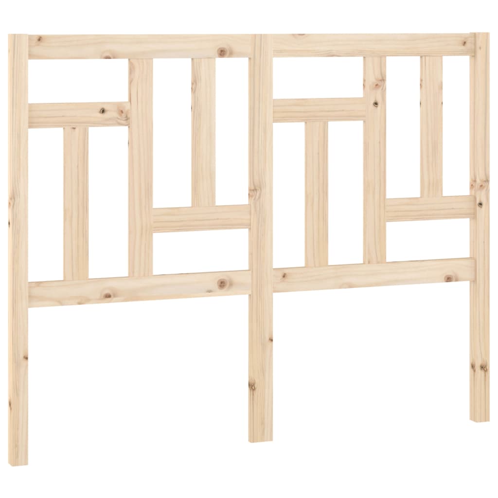 Bed Headboard 145.5x4x100 cm Solid Wood Pine