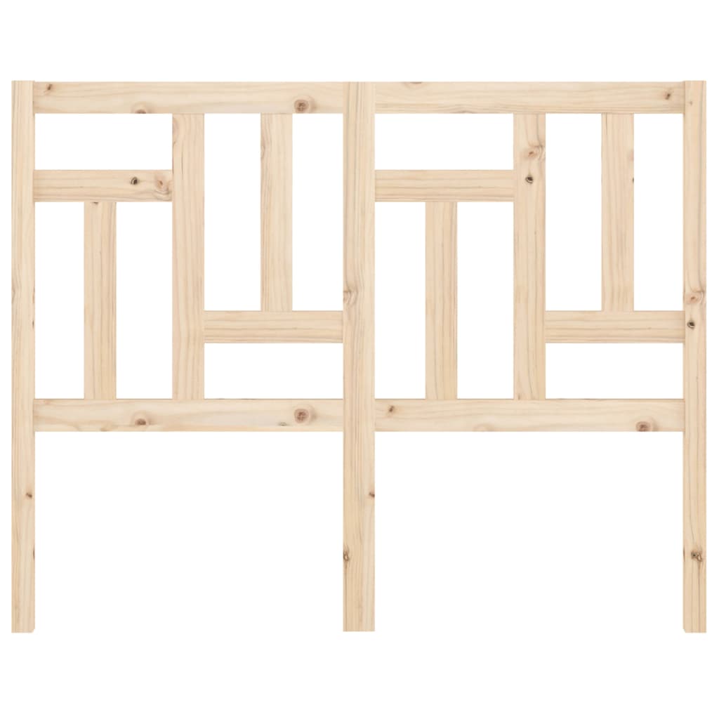Bed Headboard 145.5x4x100 cm Solid Wood Pine
