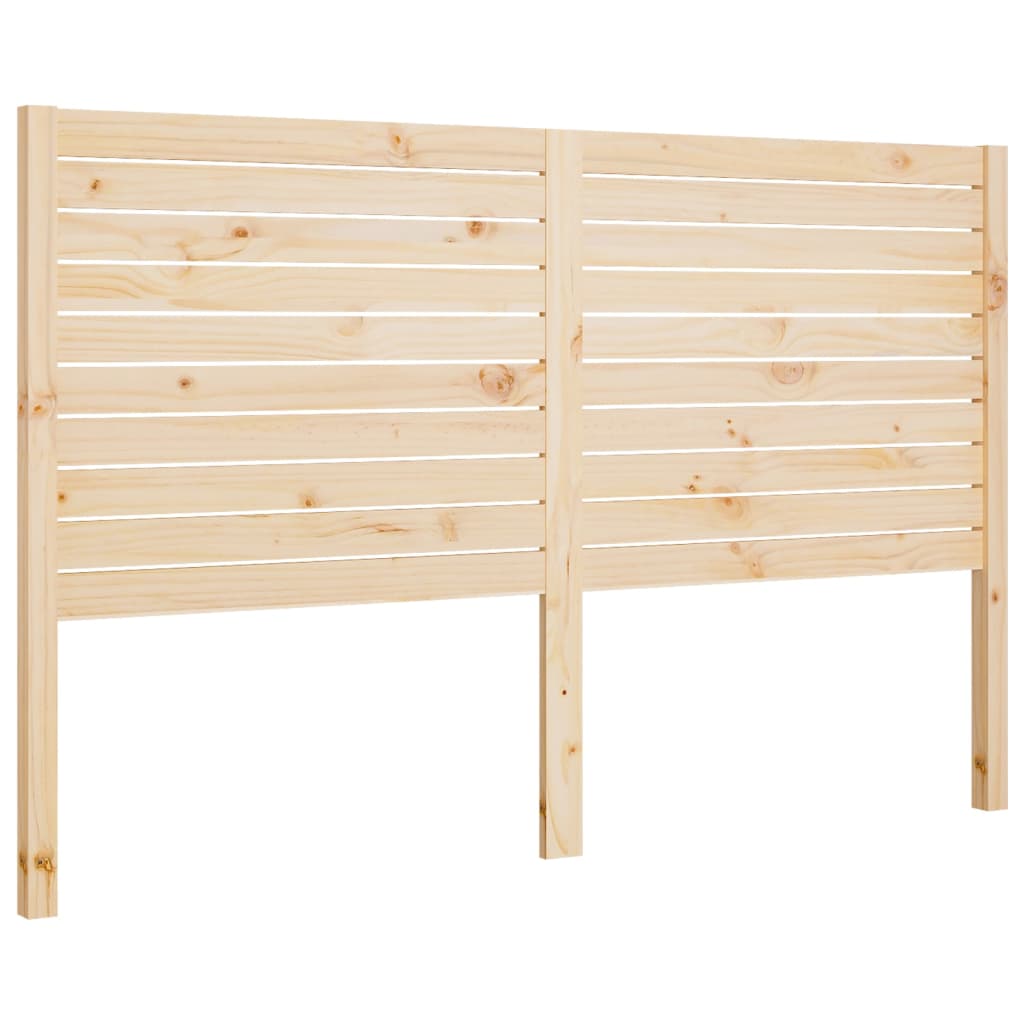 Bed Headboard 156x4x100 cm Solid Wood Pine