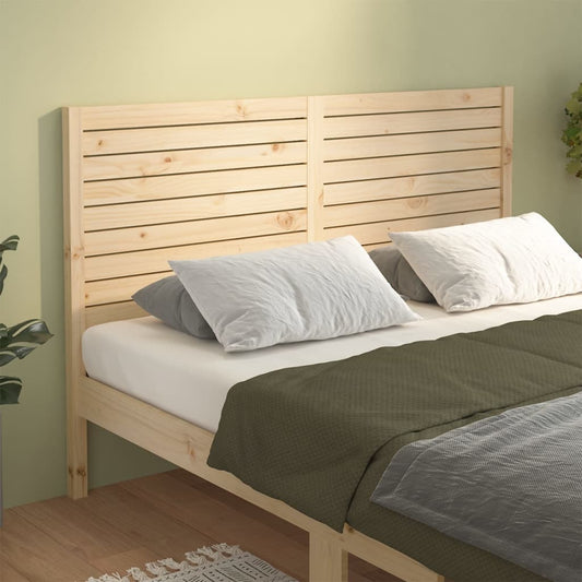 vidaXL Bed Headboard 166x4x100 cm Solid Wood Pine