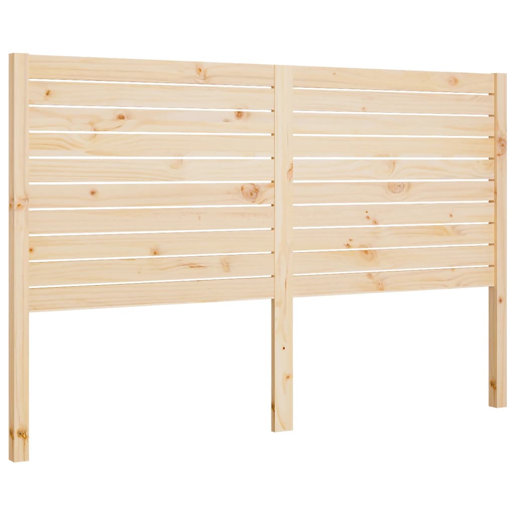 Bed Headboard 186x4x100 cm Solid Wood Pine