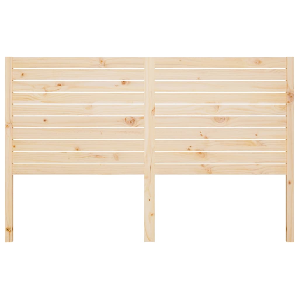 Bed Headboard 186x4x100 cm Solid Wood Pine