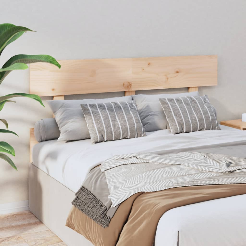 Bed Headboard 144x3x81 cm Solid Wood Pine