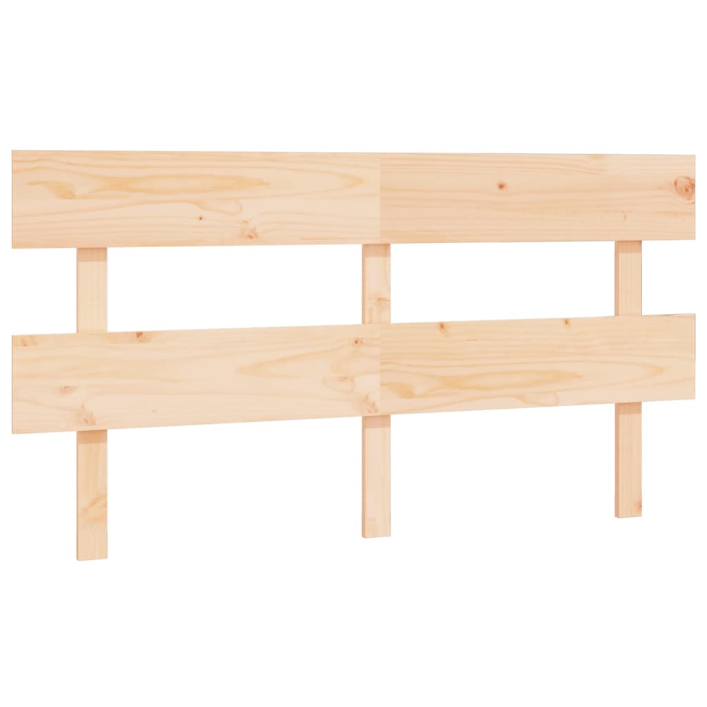 vidaXL Bed Headboard 154x3x81 cm Solid Wood Pine