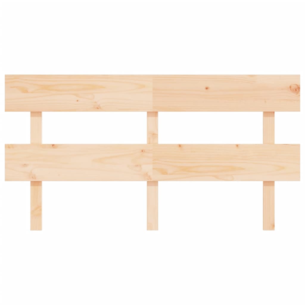 vidaXL Bed Headboard 154x3x81 cm Solid Wood Pine