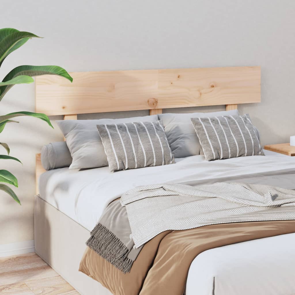 Bed Headboard 164x3x81 cm Solid Wood Pine