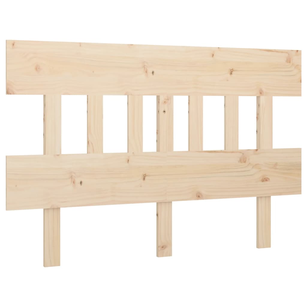 Bed Headboard 163.5x3x81 cm Solid Wood Pine