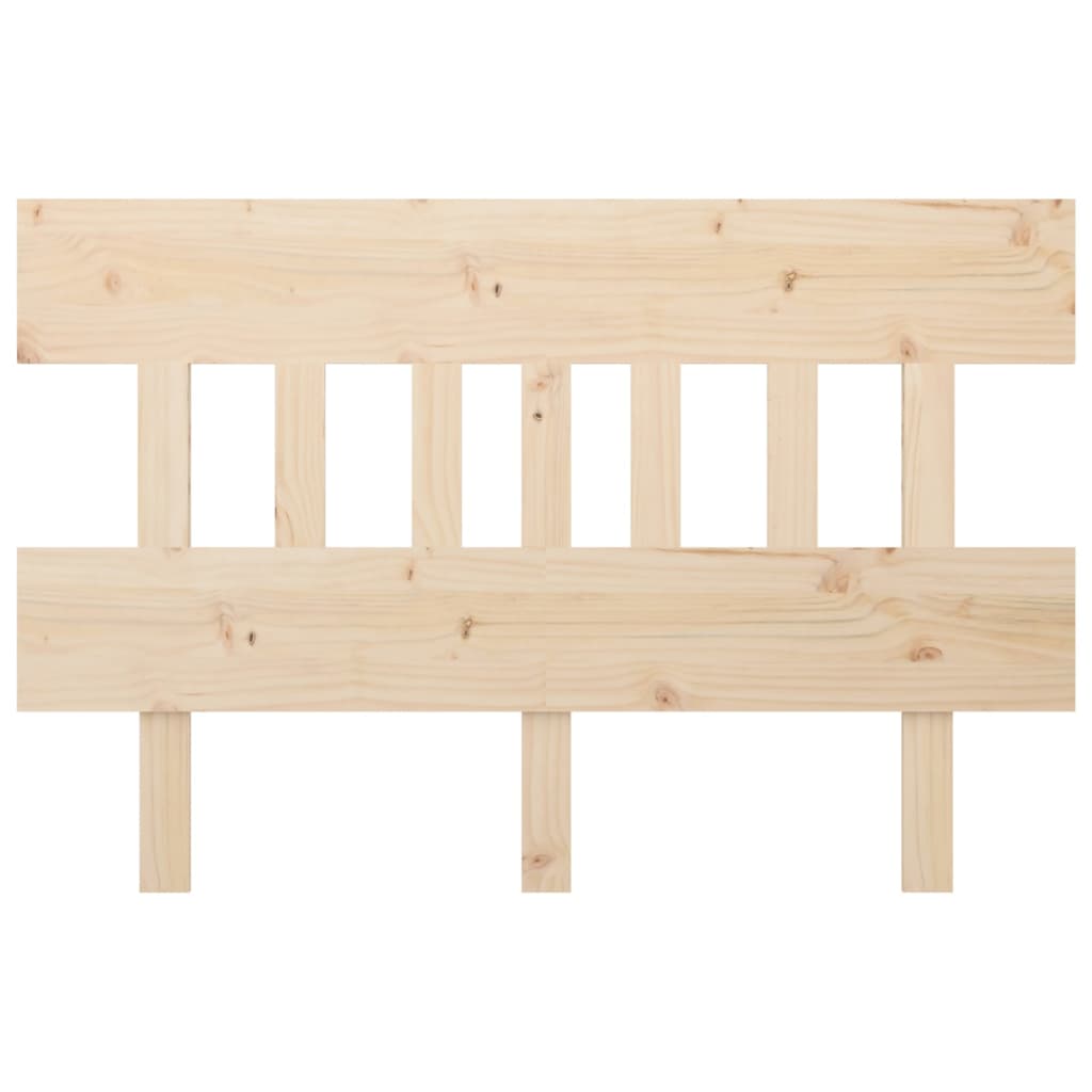 Bed Headboard 163.5x3x81 cm Solid Wood Pine