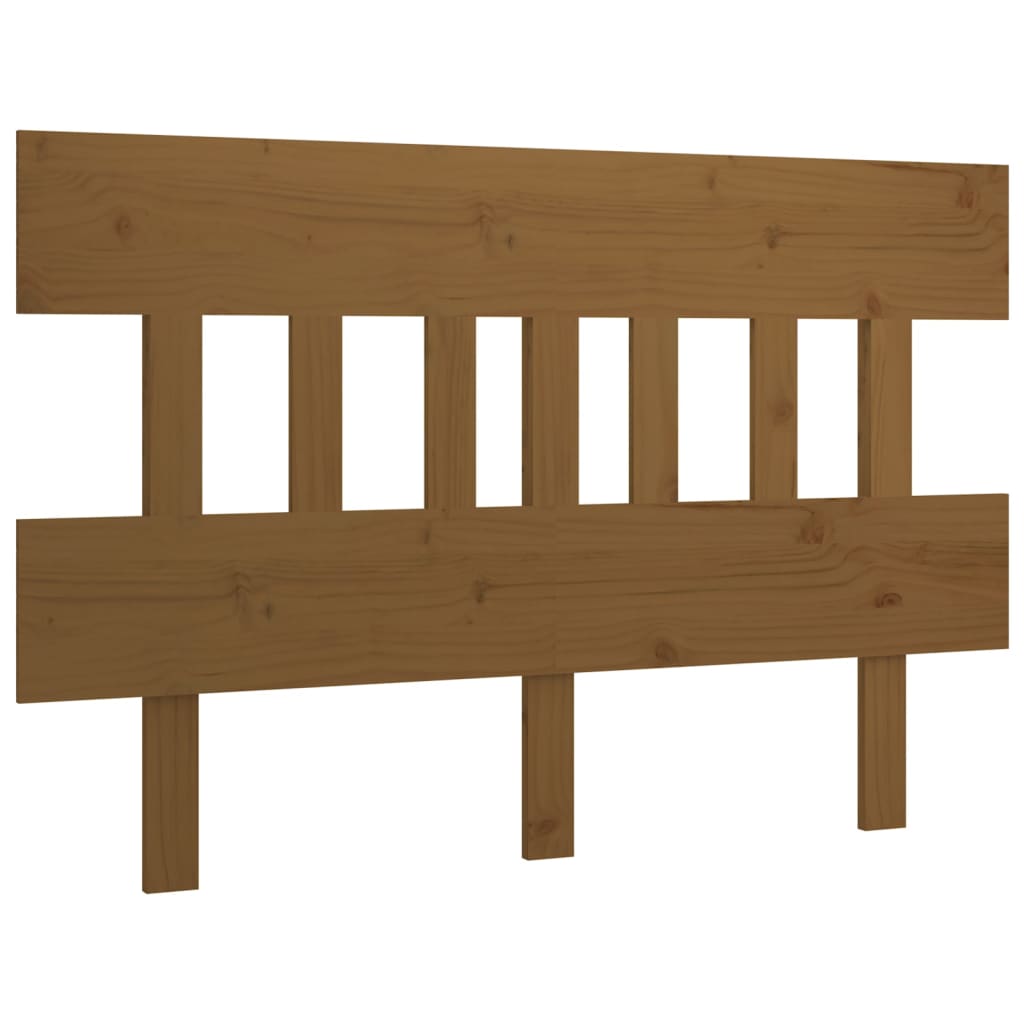 vidaXL Bed Headboard Honey Brown 183.5x3x81 cm Solid Wood Pine