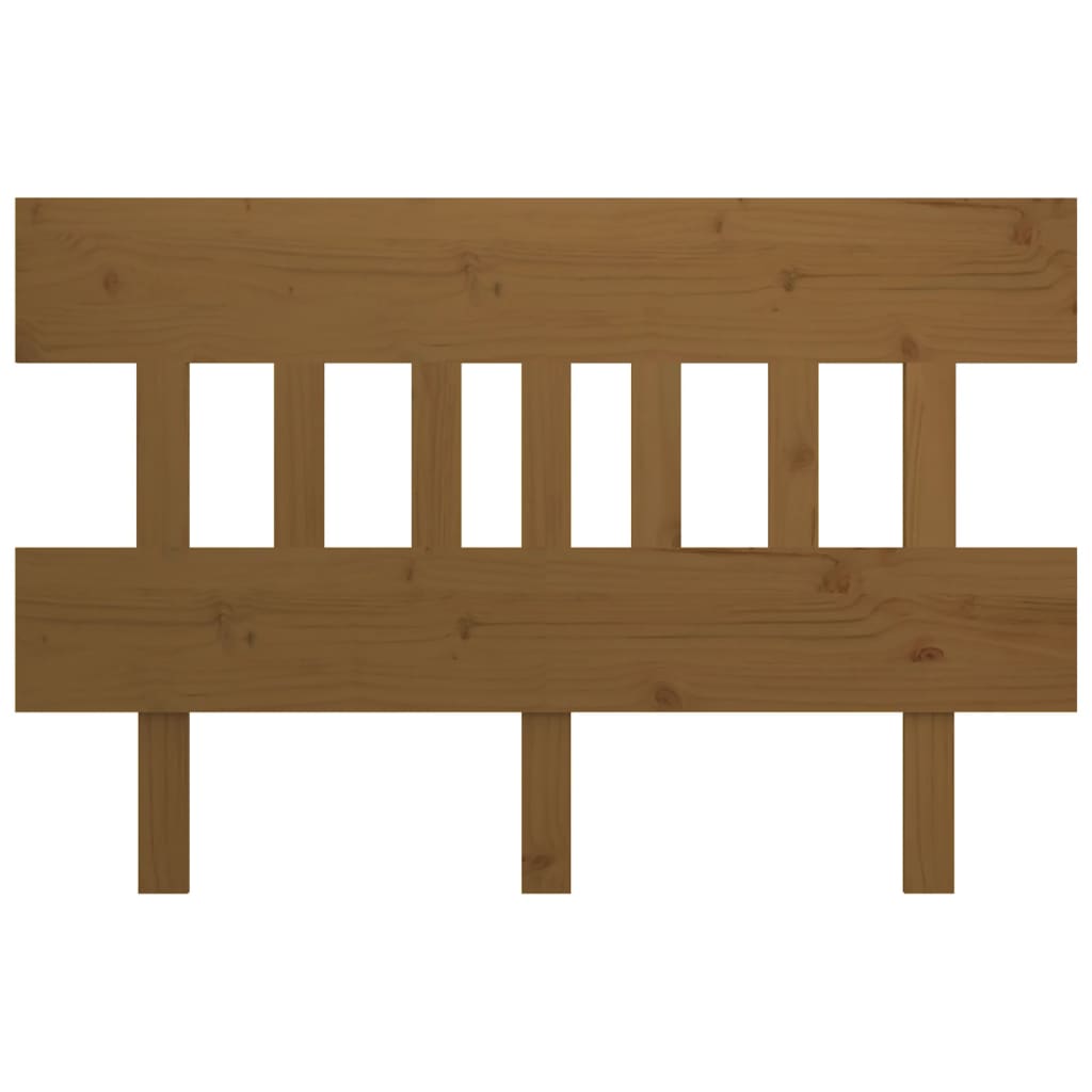 vidaXL Bed Headboard Honey Brown 183.5x3x81 cm Solid Wood Pine