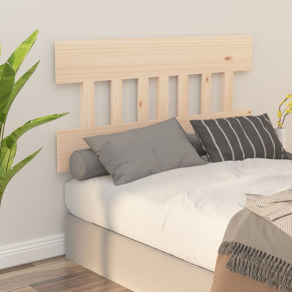 vidaXL Bed Headboard 203.5x3x81 cm Solid Wood Pine