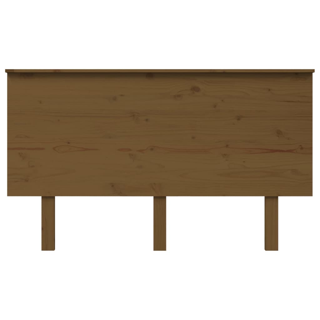 vidaXL Bed Headboard Honey Brown 139x6x82.5 cm Solid Wood Pine