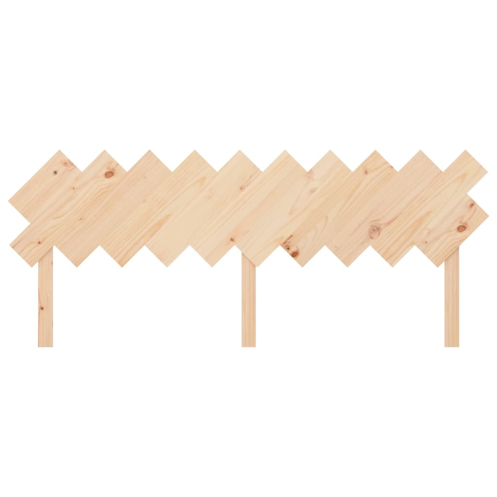 vidaXL Bed Headboard 196x3x80.5 cm Solid Wood Pine