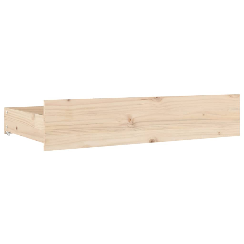 Bed Frame without Mattress with Drawers King Size