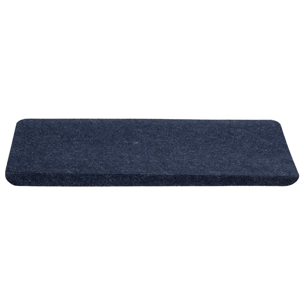 343481 vidaXL Stair Mats Self-adhesive 15 pcs 65x24,5x3,5 cm Blue