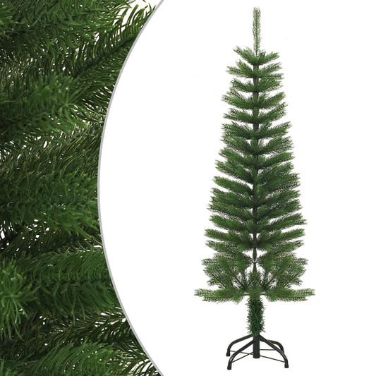 vidaXL Artificial Slim Christmas Tree with Stand 120 cm PE