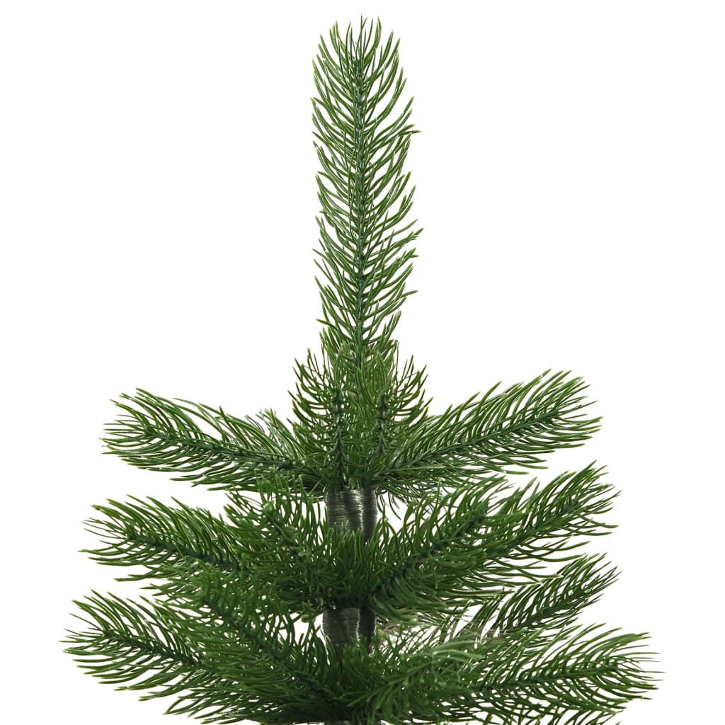 vidaXL Artificial Slim Christmas Tree with Stand 240 cm PE