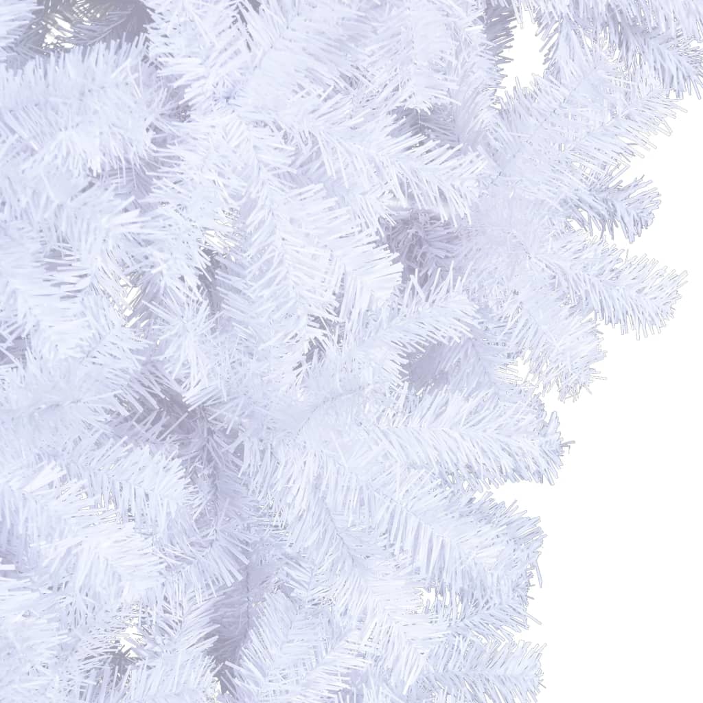 vidaXL Upside-down Artificial Christmas Tree with Stand White 120 cm