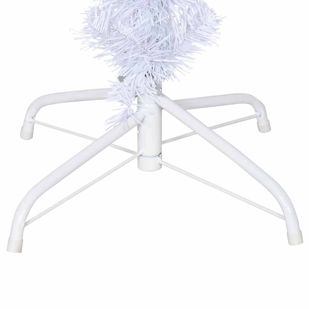 vidaXL Upside-down Artificial Christmas Tree with Stand White 150 cm