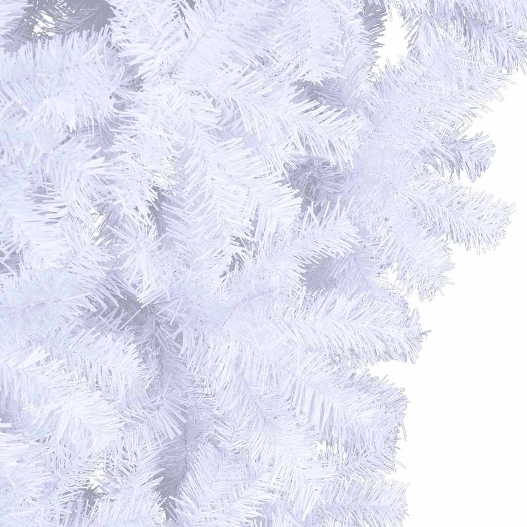 vidaXL Upside-down Artificial Christmas Tree with Stand White 180 cm