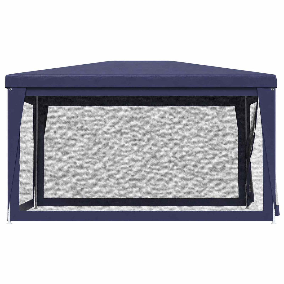Party Tent with 4 Mesh Sidewalls Blue 3x4 m HDPE
