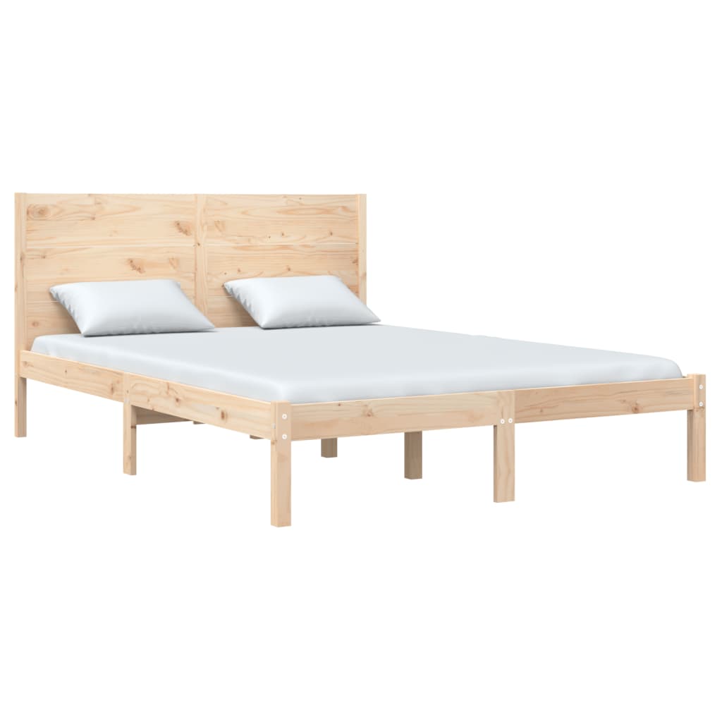 vidaXL Bed Frame without Mattress 120x200 cm Solid Wood Pine