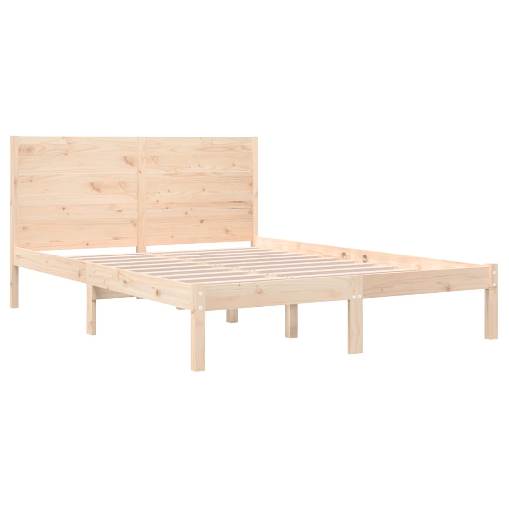 vidaXL Bed Frame without Mattress 120x200 cm Solid Wood Pine