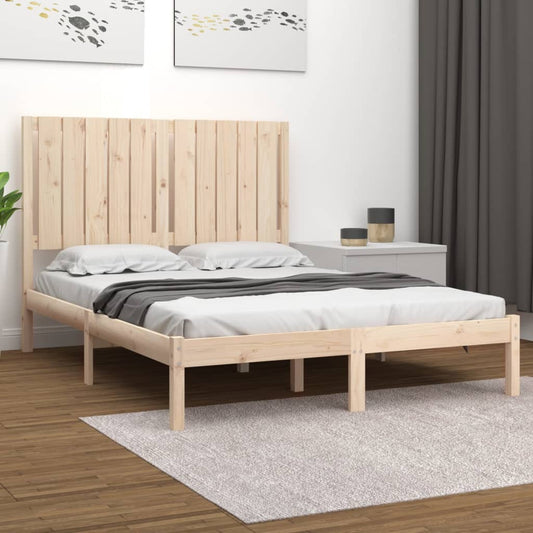 vidaXL Bed Frame without Mattress 120x200 cm Solid Wood Pine