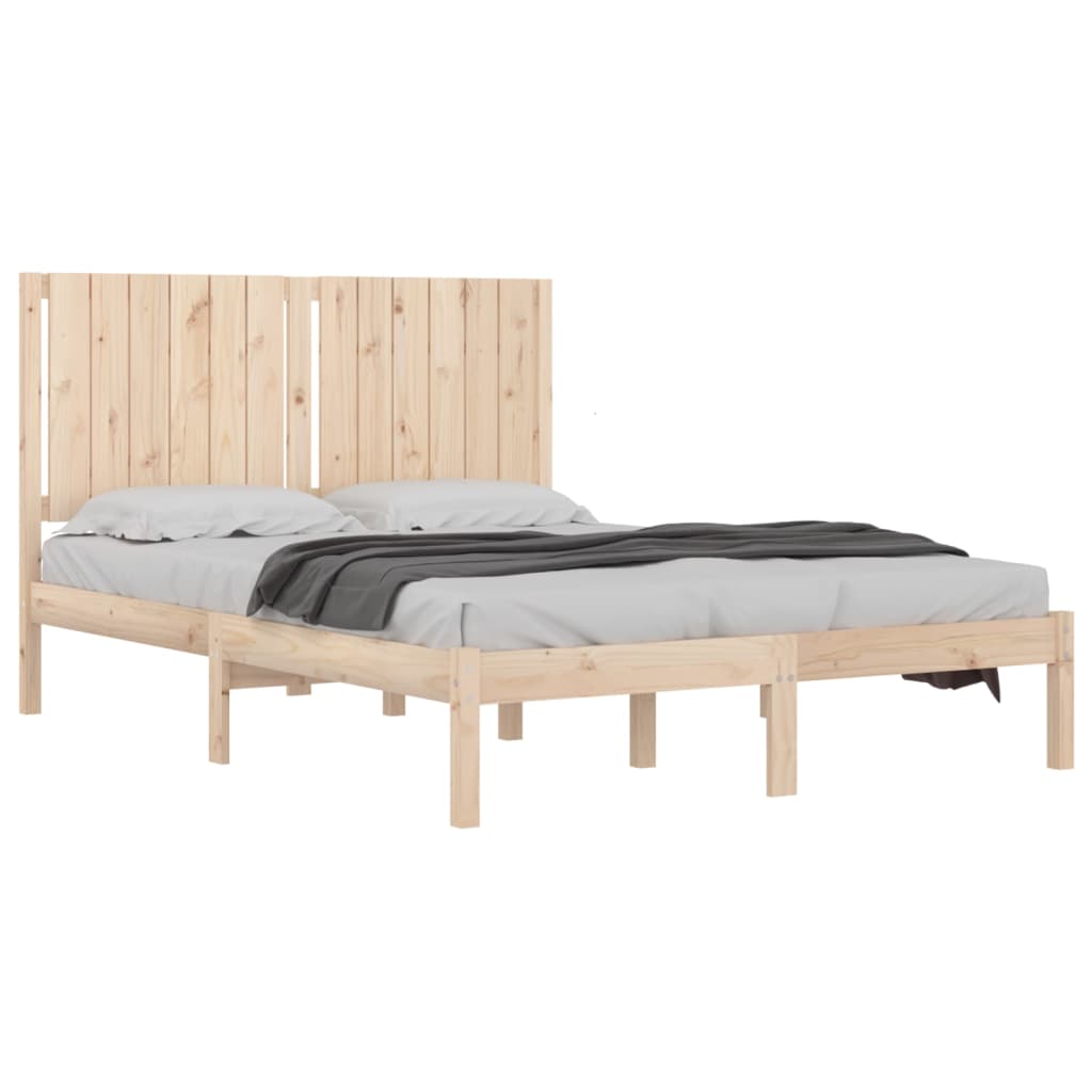 vidaXL Bed Frame without Mattress 140x200 cm Solid Wood Pine