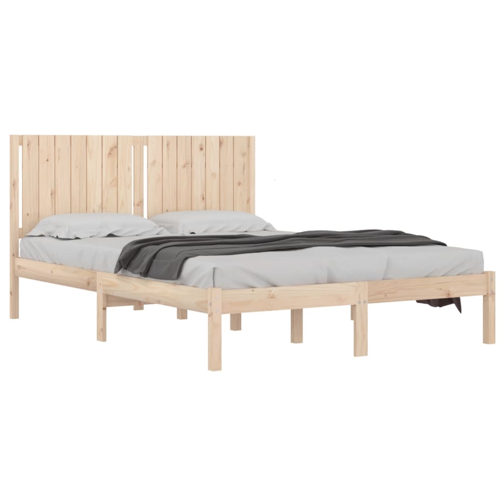 vidaXL Bed Frame without Mattress 160x200 cm Solid Wood Pine