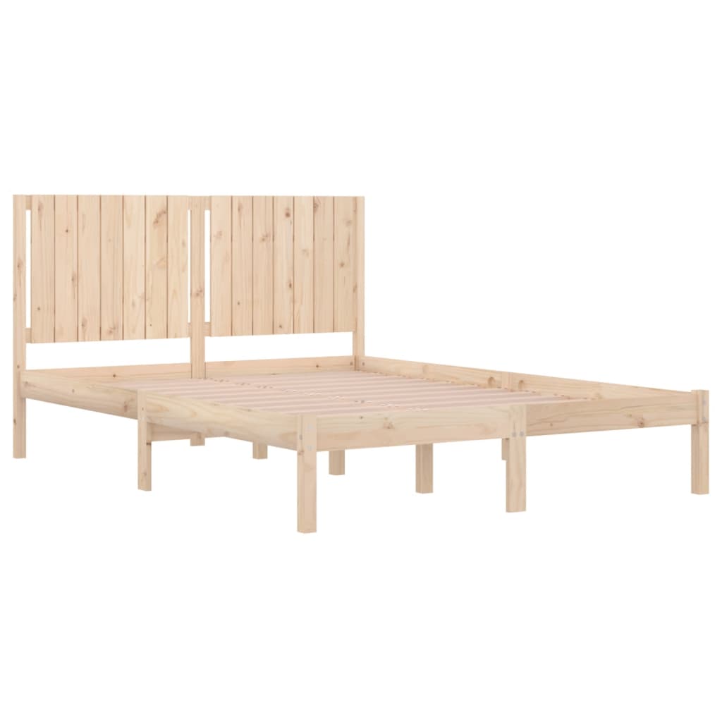 vidaXL Bed Frame without Mattress 160x200 cm Solid Wood Pine